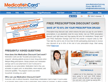 Tablet Screenshot of medicationcard.org